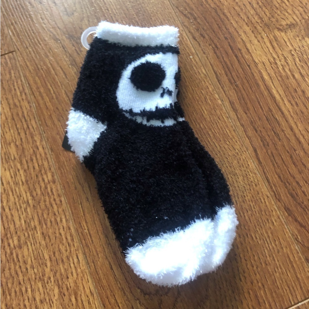 Disney Nightmare Before Christmas Jack fuzzy crew socks